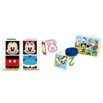 【箱に色焼け有　特別価格】ディズニーミッキーマウス＆ミニー[DisneyMickyMouse&amp;Minnie]学研わくわくちえキューブ絵合せ遊び・数遊び知育玩具（GN-83813）