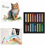 ART CRAYON[ искусство мелки 16 -цветный набор ] ( Pentel ). мыс весна через . сырой ..[. цвет ][ накладывающийся покрытие ]. завершение, живопись маслом похоже ....[ взрослый ........] (PTAC-16)
