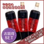 ショッピングフルーツ フルーツハーブ さんざしドリンク 900mL ×3本 セット 父の日