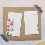 ぽち袋 花ぶたい3 バラ 5枚入りパック かみもんオリジナル 御木幽石の世界 ばら ローズ 薔薇 ポチ袋 ミニ封筒 お年玉 おこづかい 心付け お祝い おもしろ お
