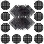  горшок низ сеть 20 шт. комплект круглый сетка квадратное 10*10cm цветочный горшок низ сеть сетка диаметр примерно 7.5cm осушение сеть "дышит" почва ... предотвращает коррозия предотвращение 