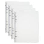 PATIKIL A5 жнец - покрытие 4 шт PP 6 кольцо Roo z leaf жнец - протектор заправка возможность толстый f Lost обработка прозрачный 