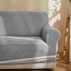 Topfinel диван покрытие 2 местный . локти имеется Северная Европа способ мягкий одноцветный растягивать хорошо Fit модель стрейч эластичный материалы предотвращение скольжения собака кошка царапина предотвращение супер-удобный 4 сезон применение ( свет 