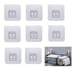  ванная подставка лента орнамент подставка для лента 8 шт. комплект мощный клейкая лента зубная щетка крюк металлический полки фиксация стена царапина присоединение нет ванна место уборная tray подставка для крюк подвеска nsho