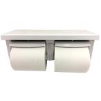 TOTO 二連紙巻器 棚付き(木質) 樹脂製 ホワイト YH601FM#NW1 芯なしペーパー対応