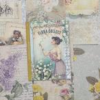 ko Large . материалы 40 листов дизайн бумага желтый цветок фон бумага бумага материалы набор бумажное моделирование блокнот материалы Note колокольчик орхидея один сон )