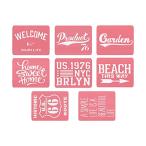  stencil сиденье 8 шт. комплект 8x10cm ручная работа DIY краскопульт 