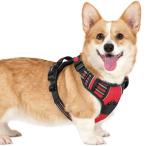 [ новейшая модель собака Harness ]rabbitgoo собака Harness собака для шлейка маленький размер собака / средний собака / большой собака .. обивка предотвращение размер регулировка возможность atama. через .. вечер отражающий материал выпадение нет "дышит" .. включая .