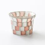 キャンドルホルダー ガラス キャン