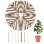  цветочный горшок g крышка цветочный горшок покрытие диаметр 30cm почва защита покрытие круглый средний пустой "дышит" переворачивание предотвращение почва протектор защита кошка собака меры горшок покрытие .. стопор защита кейс ga-