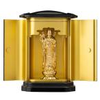 仏像 子安地蔵菩薩(純金メッキ) PC厨子入り＿『安産祈願・子育ての守護尊・水子供養』 高岡銅器(こやすじぞうぼさつpcZ