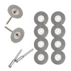 ALLVD Mini бриллиант резчик диаметр 22mm 10 листов ввод,3mm ось 2 шт есть бриллиант разрезной диск бриллиант bit лезвие комплект Mini маршрутизатор / маршрутизатор /