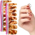 INCOCO インココ ネイルシール 貼るだけ マニキュア 硬化不要 タイガーアイ Tiger Eye べっこう ハンド&フット兼用 速乾 ペディキュア