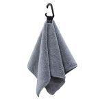 OZ UOMO микроволокно полотенце петля имеется kalabina имеется Golf примерно 40*40cm одиночный товар ( серый )