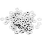 Easycargo 100pcs плоская шайба прокладка нержавеющая сталь сталь 304 Din125 Din 125 (M1.6)