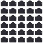 KAUMO LAN порт RJ45 пыленепроницаемый пыль покрытие ошибка подключение предотвращение силикон производства ( черный, 30 шт )