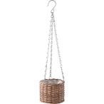 poshu living 11616 висячий корзина pot S Brown 14.5*14.5*56cm