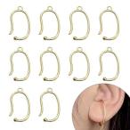 ショッピングイヤーカフ イヤーカフ イヤリング イヤーカフパーツ アレルギー対応 手芸 アクセサリー 部品 DIYイヤーフックパーツ ゴールド 10個入り