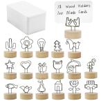 Enkrio из дерева память держатель память зажим фоторамка карта подставка 100 листов. белый карта имеется 18 штук входит настольный дерево & металлический память подставка память день свадьба party 