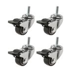 Yetaha литейщик 1 дюймовый всего выдерживаемая нагрузка 158kg винтового типа колесо 360 раз вращение тихий звук для замены литейщик установка гайка имеется ( стопор есть *4)