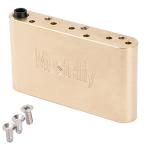 Musiclily Ultra 弦ピッチ10.8mm ストラト ブラス トレモロブロック42mm Wilkinson WVC/WVPトレモロブリッジエレキギター用
