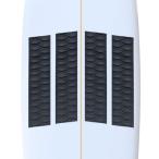  накладка передний серфинг воск рыба Short Board черный чёрный белый 4 деталь 