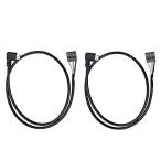 Duttek Micro USB 5 булавка материнская плата кабель, L знак type 90 раз прямой угол Micro USB мужской из 5 булавка материнская плата женский адаптор Dupont удлинение кабель 50cm/1.64 футов (2