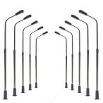  модель улица лампа дорога лампа улица лампа стойка LED свет температура белый цвет 62mm 1:150 10 шт. входит . железная дорога модель здание модель geo лама .. коллекция образование DIY