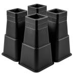 継ぎ脚 高さ調整脚 継足 9Way 8cm 12.8cm 20.5cm 18.2cm 25.2cmなど調整可能 底上げ 延長脚 アジャスター ベッド・テーブル・ソファ・机・こたつ 高さを上げる足