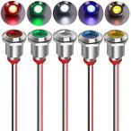 Kiligen 5 шт LED водонепроницаемый индикатор свет 12mm AC/DC 12-24V Pilot свет сигнал индикатор 5 цвет 