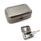 携帯灰皿 ステンレス 吸殻入れ 車用灰皿 ステンレス 防水 軽量 便利 おしゃれ 屋外アッシュトレイ 大容量 アッシュトレイ ポータブル 携帯用シガレットケース 密