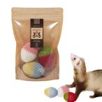 fu.. Tama .(R) хорек. игрушка R размер 3 шт. комплект яйцо type мяч сделано в Японии ручная работа (3 шт. комплект, красочный )