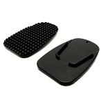 (TUISKU) мотоцикл боковая стойка plate толчок подставка накладка для мотоцикла 2 шт. комплект ( черный )