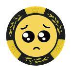  Hokushin .. Casino chip маркер (габарит) диаметр примерно 40mm интересный маркер (габарит) 