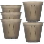 Happyyami pra горшок горшок с разрезом цветочный горшок пластик декоративное растение выращивание рассады pot модный 5 шт 4.7 дюймовый осушение дыра имеется много мясо горшок посадочная машина прозрачный горшок с разрезом декоративное растение горшок салон 