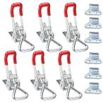 Wolfride кривошип зажим ширина вдавлено . type patch n таблеток фиксация дверь защита защелка замок box защелка зажим объединенный металлические принадлежности установка простой? целый возможность 6 шт. комплект 