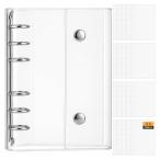  наклейка . жнец -A6 довольно большой прозрачный 3 размер можно выбрать (M5/A6/A7) 20 листов заправка имеется наклейка место хранения файл прозрачный жнец - девочка предназначенный симпатичный блокнот альбом DIY