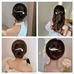 ショッピングヘアスタイリングツール 5個セット ヘアクリップ 大きめ バンスクリップ 大きめしっかり パール 髪留め 韓国 お洒落 レディース 可愛い 髪飾り ヘアアクセサリー ゴールド (白鳥の首)