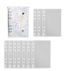  органайзер картон прозрачный A6 жнец - Mini 6 дыра блокнот карман размер девочка ske Jules . блокнот для заметок карта место хранения звезда рисунок модель p reclining . collect книжка дневник 