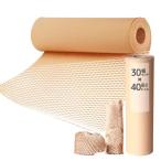30cm * 40m ハニカム紙 緩衝材 ロール ピッチ 3mm 引っ越し用 食器 梱包材 輸送 回収可能素材 環境に優しい 食器 ガラス器 ギフト ラッピング グラス クラフト