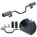  скутер подножка балка универсальный подножка foot колок aluminium cnc foot колок скутер универсальный модель ( черный )