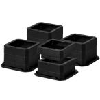 継ぎ脚 高さ調整脚 継足 3Way 2.8cm 5.3cm 7.4cm調整可能 延長脚 アジャスター ベッド・テーブル・ソファ・机・こたつ 高さを上げる足 テーブル脚台 多段階 高さ