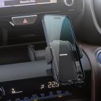 BIXUAN スマホホルダー 新型トヨタ ヤリスクロス MXPB10/MXPB15/MXPJ10/MXPJ15 2020-2023専用 車載ホルダー 360回転 ワンタッチクリップ 携帯電話ホルダー マホ