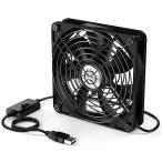 ELUTENG USB вентилятор 12cm охлаждающий вентилятор мощный 1500RPM USB вентилятор 5V тихий звук 3 -ступенчатый настройка тонкий 7 крыльев корень продолжительный срок службы настольный PC игра машина маршрутизатор и т.п. соответствует USB fan 12cm