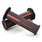 デイトナ(Daytona) グリッピーグリップ バイク用 グリップ ハンドル径Φ22.2用 120mm 2層構造 エンド貫通 GG-D-LINE レッド 99269