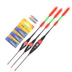 KINGKOO JY  電気ウキ 夜釣り 浅ダナ ナイター浮き 3本 電子ウキ 電気浮き ナイターウキ