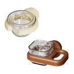 鳥 餌入れ 2点セット 小鳥用クリアー食器 バード食器 小鳥のカップ ペット用 ボウル 鳥の餌入れ 鳥 水入れ ラウンド、スクエア