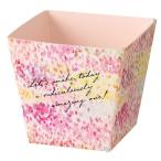 hez(Heads) стеганый чехол бумага tray сделано в Японии W90(65)*D90(65)*H85mm 10 листов розовый красочный искусственный цветок организовать HEADS CFA-GT1