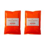 ヘナ ハナヘナ hana henna  ヘナナチュラル 100g 2個送料お得セット 白髪染め オレンジ 口コミ