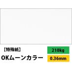 OKムーンカラー　ホワイト 210kg(0.36mm) 選べる4サイズ(A3 A4 B4 B5) (ファンシーペーパー)